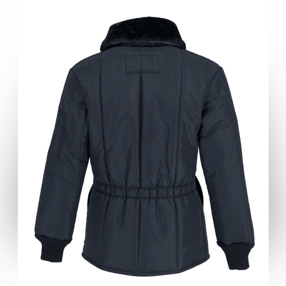 NWT Refrigiwear Women's Black Winter Coat Jacket Size Small Petite - Picture 3 of 7